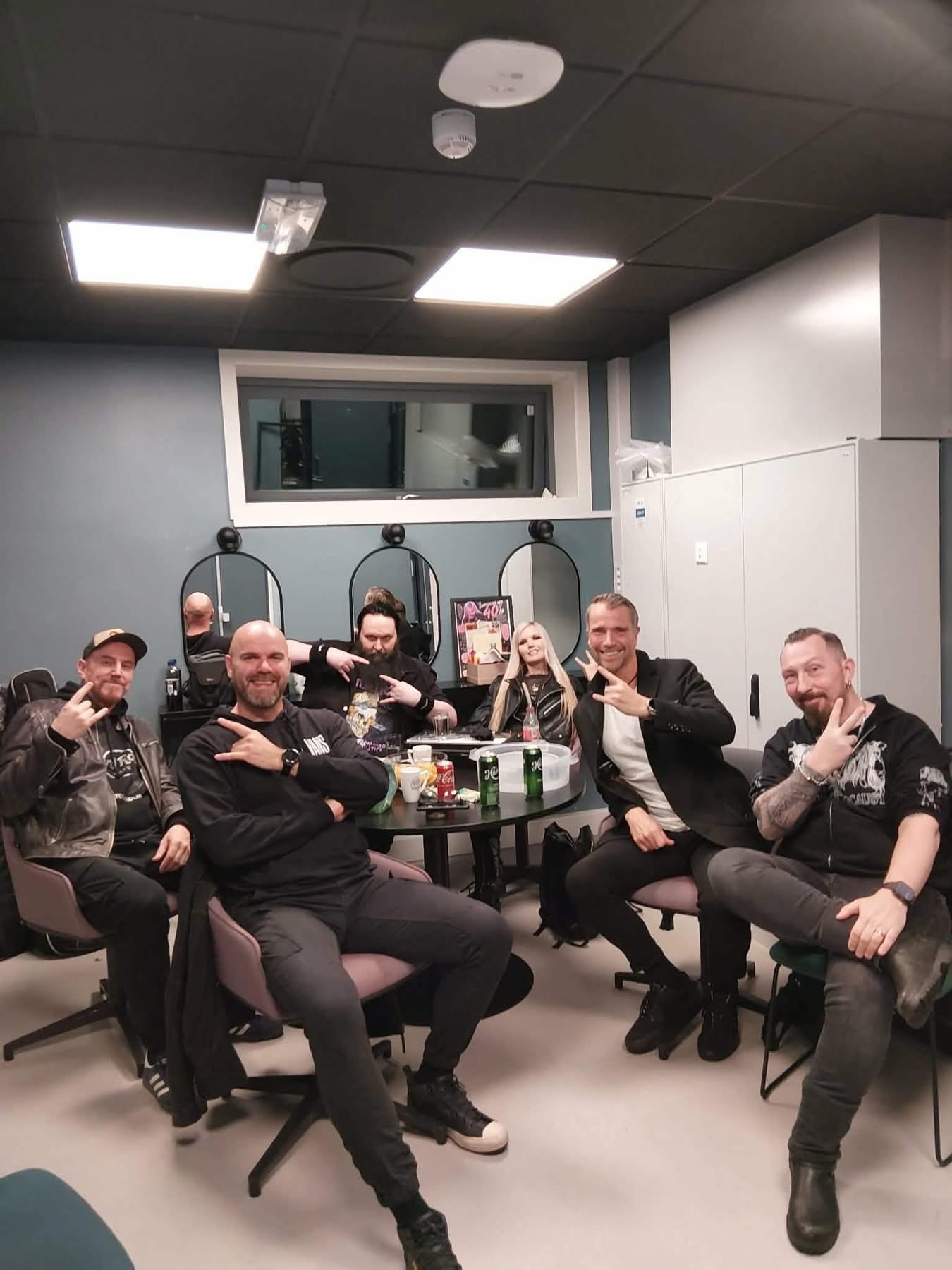 The members of Glasgow Kiss